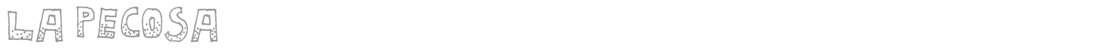 La Pecosa font preview